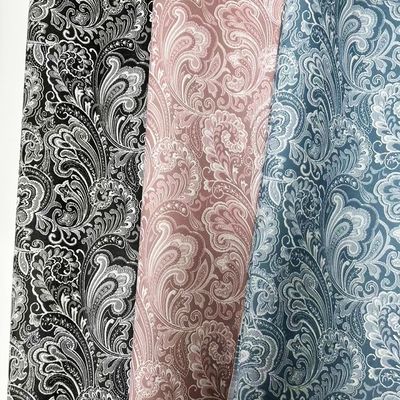 Pvc Floral Impreso de Película Estilo de Cuero Artificial Sintético Para Bolsas Embalaje Cuaderno portátil Teléfono Concha Tejido de Cuero Falso