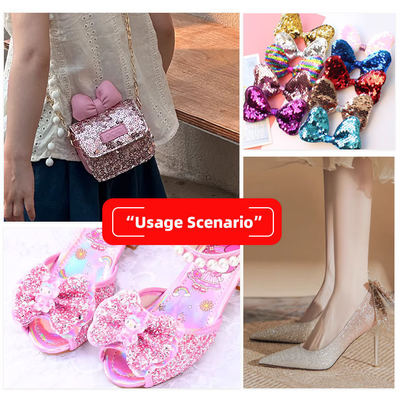 Cuero sintético de PVC de brillo grueso para calzado joyería artesanía bolsa de equipaje cajas de embalaje material de cuero falso