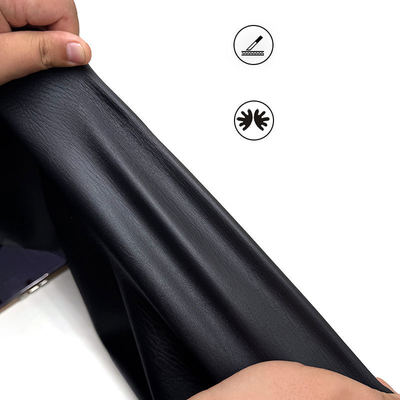 Cuero sintético de PVC en relieve elástico en 4 direcciones Materiales de cuero artificial para automóviles para tapicería de motocicletas, bicicletas, muebles y decoración