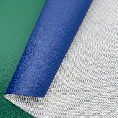 PVC de piel sintética artificial en relieve Litchi Grain Diseño para muebles Sofá Decorativo Bolso de artesanía Cojín de coche