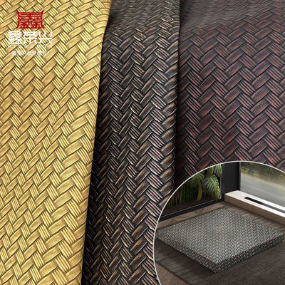 Pvc Big Mat Patrón de tejido de cuero sintético artificial Embalaje Cartera Caja de zapatos Cuaderno de notas Tejido de cuero falso
