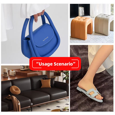 Tejido de cuero de punto de PVC para muebles de 57/58" resistente al agua y a la abrasión