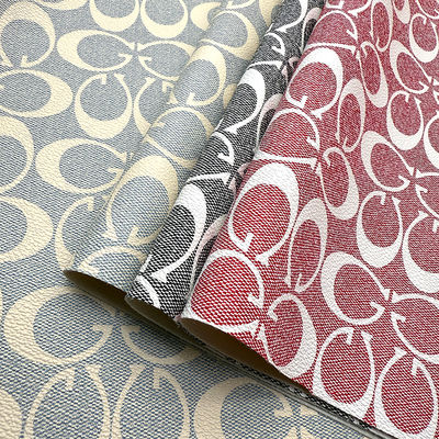 Cuero falso de PVC impermeable para bolsos, artesanías y decoración del hogar