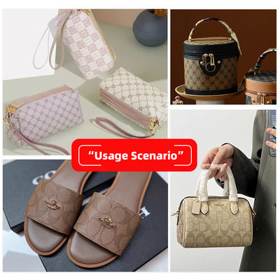 Cuero falso de PVC impermeable para bolsos, artesanías y decoración del hogar