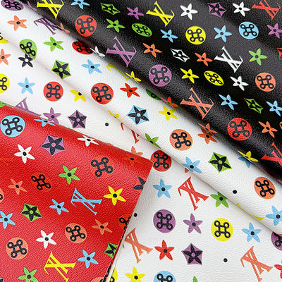 Cuero de imitación de PVC estampado e impermeable para bolsos y manualidades