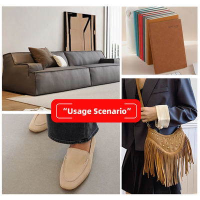 Tejido de cuero sintético PU de 0,4 mm para tapicería, resistente al agua y a la abrasión