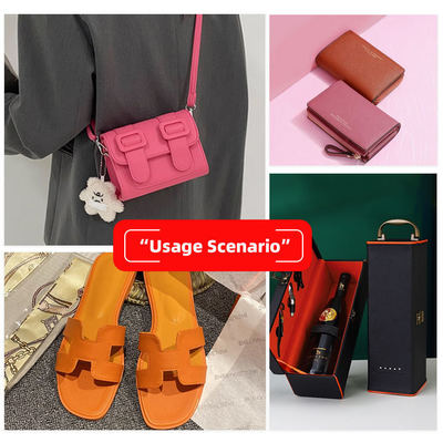 Cuero sintético PVC Saffiano con patrón cruzado para muebles, 54" de ancho