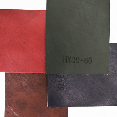 PVC Crazy Horse Aceite de cera de cuero falso para muebles 54 pulgadas de ancho