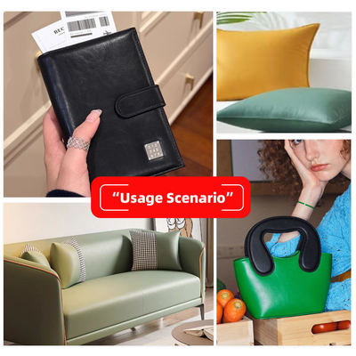 Cuero sintético de PVC resistente a la abrasión para tapicería de muebles