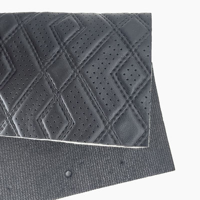 Cuero sintético repujado de PVC para tapicería de asientos de coche y muebles