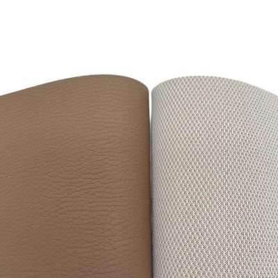 1.0mm PVC resistente al desgaste Refractado 137 Litchi Grain Cuero sintético artificial para asiento de coche colchoneta Sofá silla cinturón Tejido de cuero falso