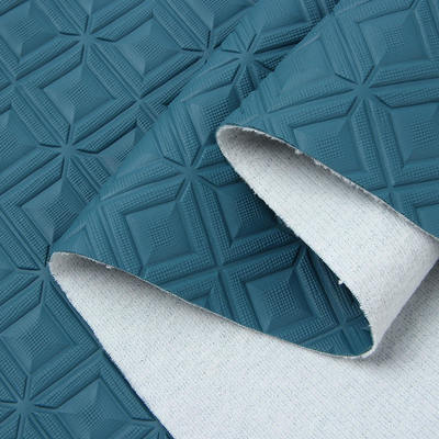 PVC Diamante Rombo Estampado Estilo de Cuero Artificial sintético para el automóvil Pies Asientos de coche Sofá Decorar Bolso Tejido de Cuero Falso