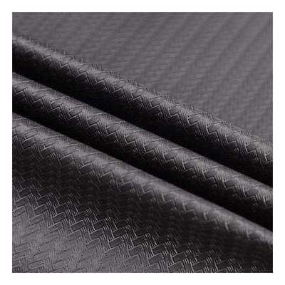 Tejido de cuero sintético con patrón de tejido oblicuo de PVC para bolsos, tapicería, embalaje, carteras, cajas, zapatos, cuadernos