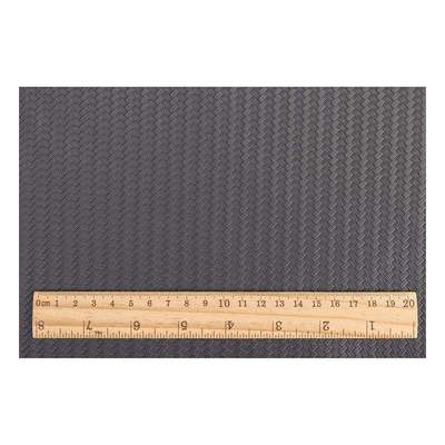 Tejido de cuero sintético con patrón de tejido oblicuo de PVC para bolsos, tapicería, embalaje, carteras, cajas, zapatos, cuadernos