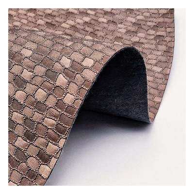 Venta al por mayor Pvc Piedra Perla Patrón de grano Cuero sintético Artificial Embalaje Cartera Caja de zapatos Cuaderno de notas Tejido de cuero falso