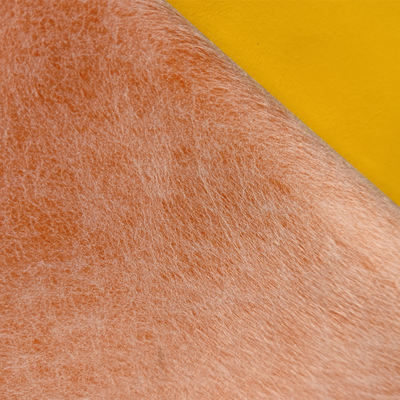 Funda de cartera de cuero sintético con grano PVC R64, zapatos, cuaderno, tela de cuero