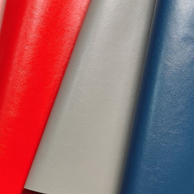 Funda de cartera de cuero sintético con grano PVC R64, zapatos, cuaderno, tela de cuero