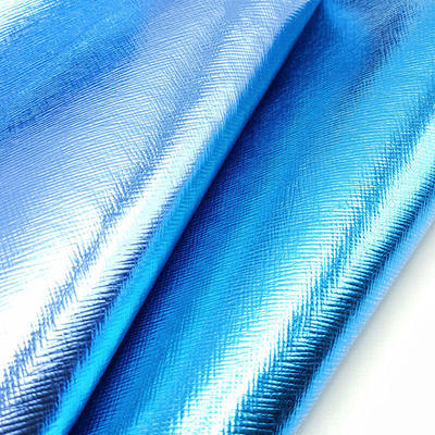 Patrón cruzado de película metálica de PVC, cuero sintético artificial, bolso, cartera, funda, zapatos, cuaderno, tela de cuero sintético