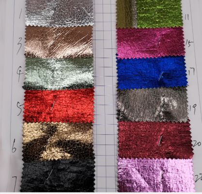 PVC de grano de cocodrilo Tejido de cuero sintético Refractado Estiramiento a prueba de agua para cartera Calzado portátil Bolso de sofá Muebles de uso