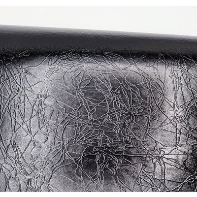 Venta al por mayor de PVC Destaques de 006 Destaques relámpago Patrón de grano Cuero sintético Artificial Cartera Caja de zapatos Cuaderno de notas Tejido