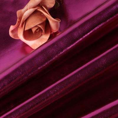 Película metálica PU R61 Cereales de ovejas Cuero sintético Ropa de bolsillo Caja de zapatos Bolso de notas Tejido de cuero falso