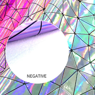 Especialidad PU espejo láser triangulación de cuero sintético equipaje bolso de mano zapatos bolso cosmético tela de cuero