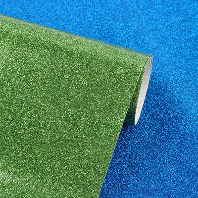 Tela con purpurina y película recubierta de PU para zapatos, lazos, manualidades, cuero sintético, cuero sintético impermeable, elástico para forro de sofá y exteriores