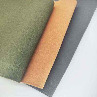 Imitación ECO de camiseta de microfibra PU revestimiento de cuero sintético para zapatos cinturón de bolso puños de mano Tejido de cuero falso