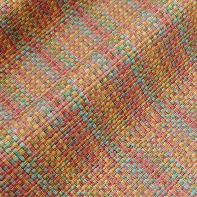 0.8mm espesor 137cm anchura PVC cuero tela de cuero falso con estera de hierba Impresión en 5 colores