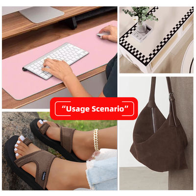 1.1mm espesor 54/55" ancho Cuero de PVC resistente a manchas Tejido de cuero falso para bolsos zapatos y uso decorativo