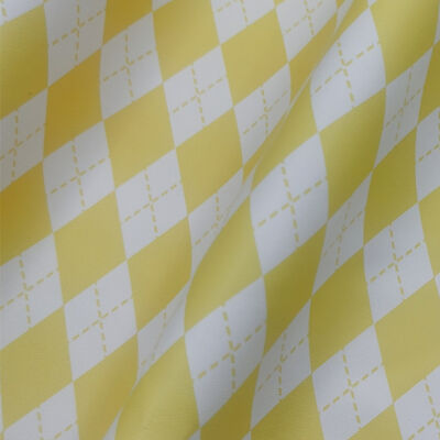 Hotsale PVC Cuadrado Diamante Impreso de Cuero Bolso de Cuero Artificial Sintético Calzado Cartera Decorar Cinturón Tejido de Cuero Falso