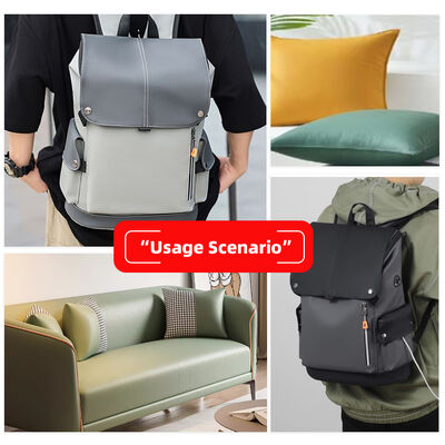 160cm de ancho, piel sintética de PVC, imitación de cuero con relieve de grano fino y elástico para tapicería de sofás, zapatos, asientos de coche y fundas de sillas