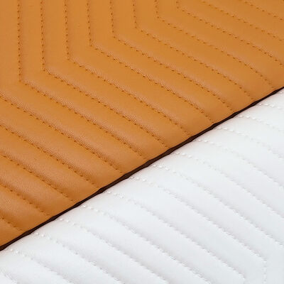 PVC de 1,8 mm de grosor con bordado y relieve a rayas, cuero sintético de imitación, impermeable, para bolsos, manteles, zapatos, carteras, decoración, cinturones y sofás