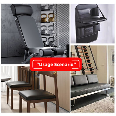 Venta en caliente PVC Varios patrones de grano de lichi Cuero artificial sintético Precio barato Silla Sofá Zapatos De automóvil Piso de piso de pie Cuero falso