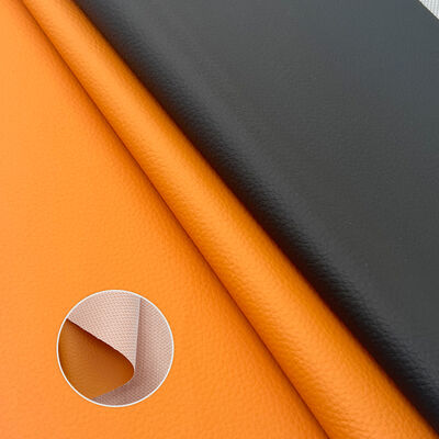 PVC Litchi Texture Waterproof Stretch Synthetic Leather Faux Leather for Chair Sofa Car Foot Bag Outdoor Craft-Price