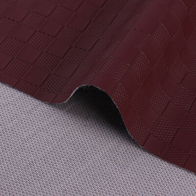 Pvc relieve tablero de ajedrez patrón de cuero sintético artificial para el coche pie asientos de coche sofá decorar bolsa tela de cuero falso