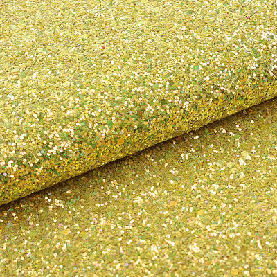 Tela de cuero sintético PU con purpurina elástica brillante y brillante en forma de hexágono para zapatos, bolsos, sombreros, manualidades, uso decorativo en sillas y sofás