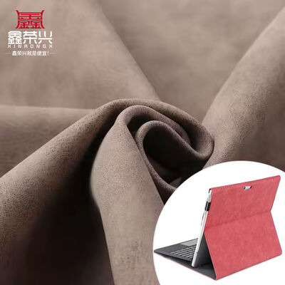 PU congelado Yangbuck Nubuck grano de cuero sintético para bolso zapatos cartera decorar cuadernos caja tela de cuero falso