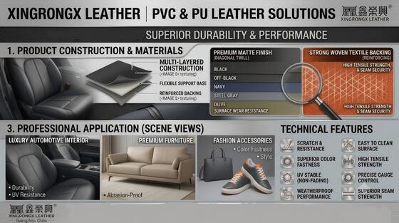 Embalaje versátil Productos de cuero para embalaje, tapicería de automóviles, calzado, bolsos, muebles y prendas de vestir.
