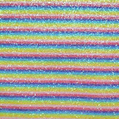 Patrón de verificación de brillo del arco iris Cuero sintético de PVC para bolsos, zapatos y artesanías