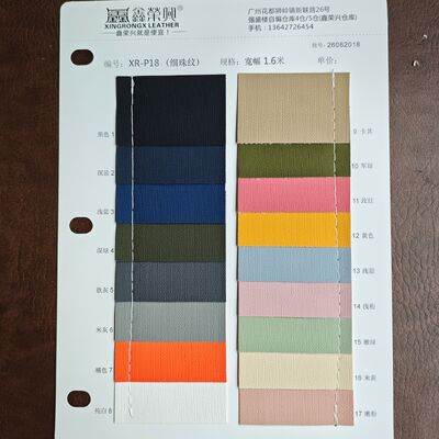 Texturas de micro cuentas PVC Rollo de cuero sintético de grano fino Material de cuero artificial para bolsos billeteras Muebles Interior de automóviles