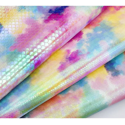 Versátil grabado con láser PU Cuero impermeable PU Cuero falso Colorido