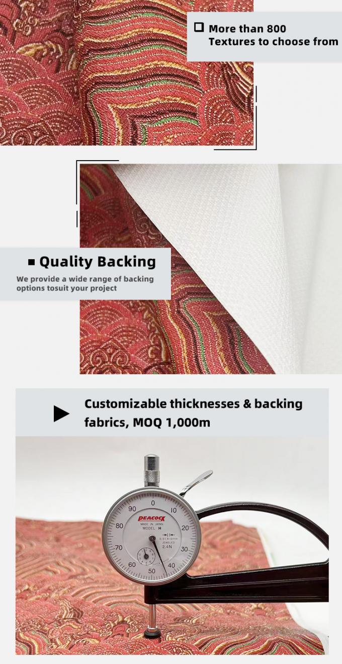 Pel&iacute;cula de tela de cuero sint&eacute;tico con estampado de macram&eacute; de PVC sint&eacute;tico para uso decorativo y artesanal de bolso, cuaderno, carcasa de tel&eacute;fono, para sof&aacute; 5