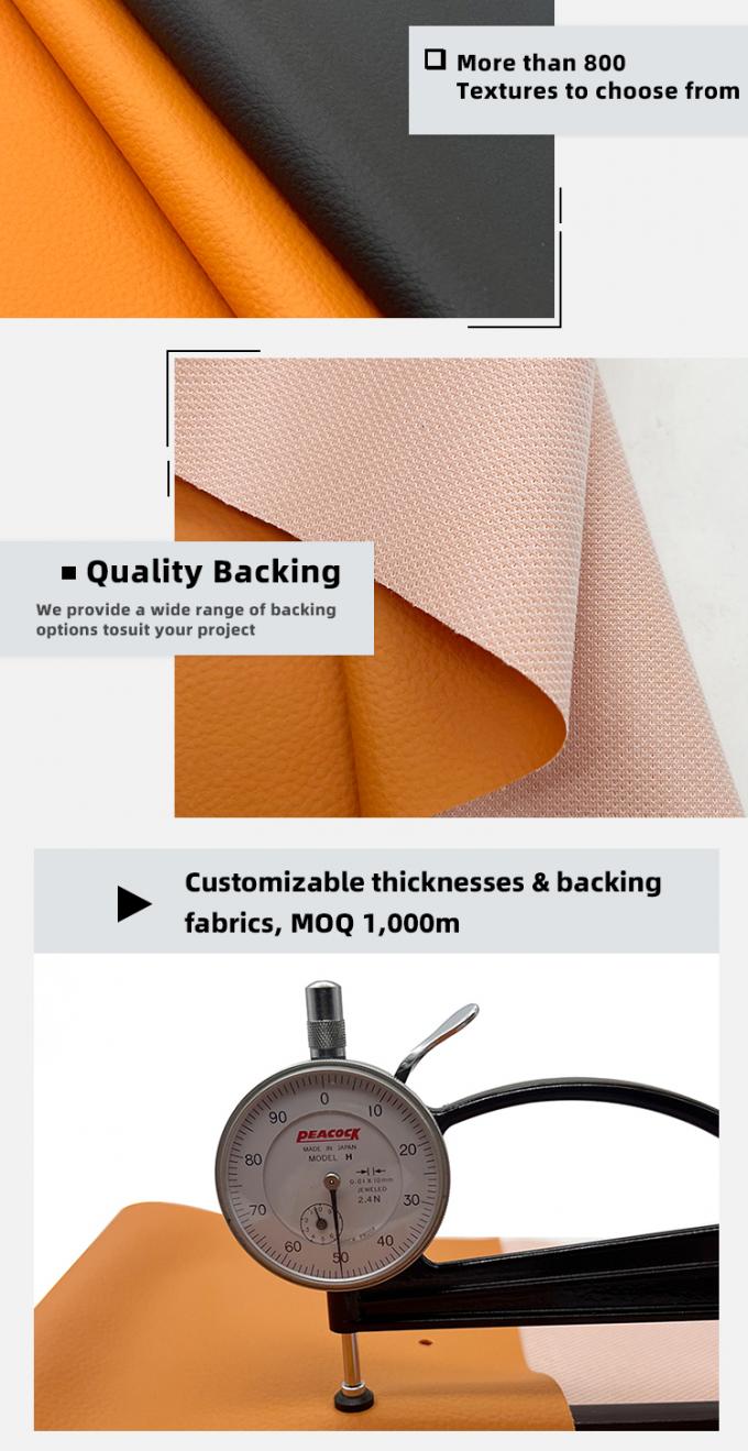 PVC Litchi Texturas de cuero sint&eacute;tico piel similar a la sensaci&oacute;n de cuero falso para silla sof&aacute; coche bolso de pie artesan&iacute;a 5