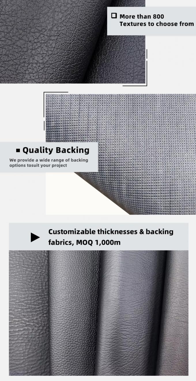 Cuero PVC resistente a la abrasi&oacute;n para tapicer&iacute;a de muebles, 140 cm de ancho 5