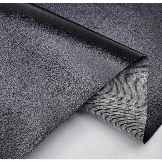 Cuero de PVC resistente a la abrasión para tapicería de muebles 140 cm de ancho 4