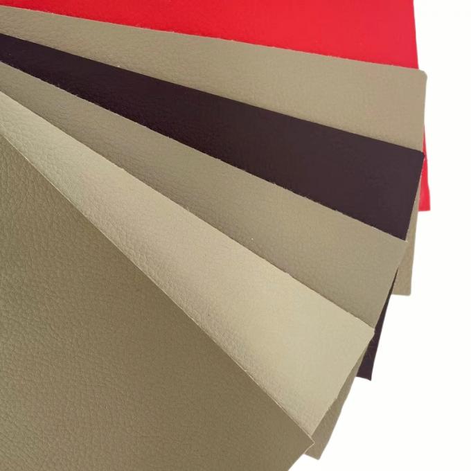 Cuero en relieve resistente a la abrasi&oacute;n de PVC para asientos de autom&oacute;viles 6