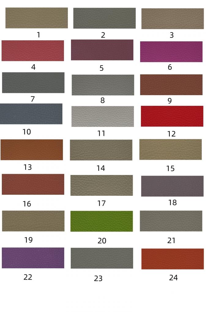 Cuero en relieve resistente a la abrasi&oacute;n de PVC para asientos de autom&oacute;viles 13