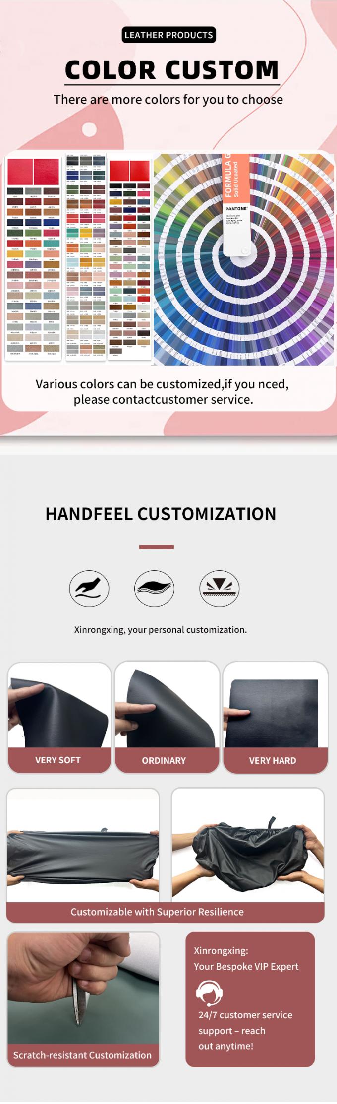 Sillón de pie de carro de cuero de PVC con colchoneta de cuero de PVC de 4,6 mm de espesor con relleno de espuma ajustado estirante asientos de automóvil bordados en relieve sofás para bolsas 5