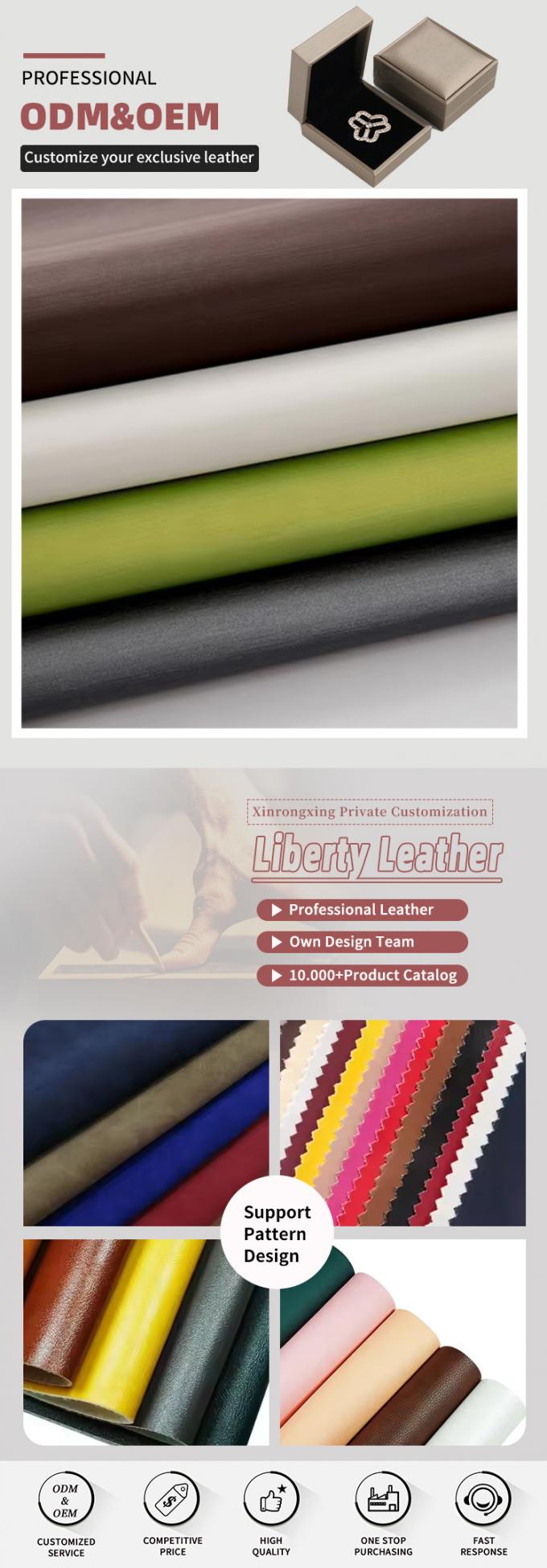 PU 0.5 No tejido de seda de cuero de cartera de caja de zapatos Ntoebook &aacute;lbum de fotos de cuero de tejido sint&eacute;tico de cuero falso 4